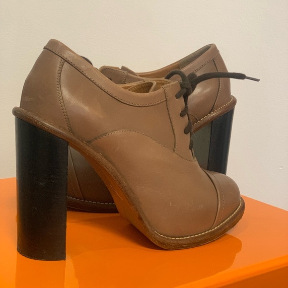 RARE Chloe x Phoebe Philo Era Lace Up Block Heels - Picture 6 of 13